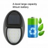 O7K7 - 100mAh - 10 LED - lâmpada solar alimentado - luz do sensor de movimento - impermeável