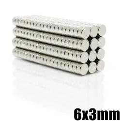 N35 ímã de neodímio - disco forte - 6 mm * 3 mm