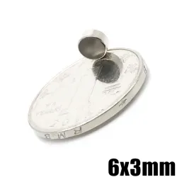N35 ímã de neodímio - disco forte - 6 mm * 3 mm