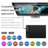 XP-Pen - 8192 level - 3 inch - G430S - drawing & graphic tablet for OSU with stylusAccessories