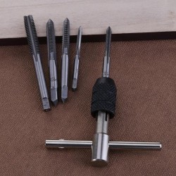 6 pieces - T-type - threading screwdriver tap holder - wrench M3/M4/M5/M6/M8 - DIY setHand tools