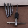 6 pieces - T-type - threading screwdriver tap holder - wrench M3/M4/M5/M6/M8 - DIY setHand tools