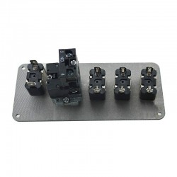 Painel de interruptor de ignição para o carro de corrida - botão de arranque do motor - interruptor de alavanca - 12V LED - QT31