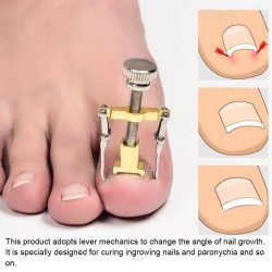 Corretor de unha ingrown profissional - elevador - aço inoxidável