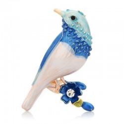 Enamel Bird BroochesBrooches