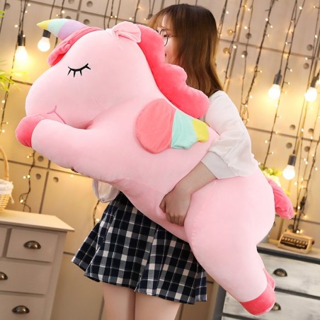 Kawaii gigante Unicorn Plush brinquedo