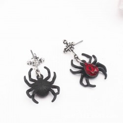 Matte Black Spider Stud EarringsEarrings