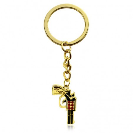 Gold Gun KeychainKeyrings