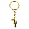 Gold Gun KeychainKeyrings
