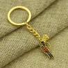 Gold Gun KeychainKeyrings