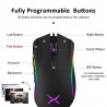 M625 - 12000 DPI - PMW3360 - USB wired gaming mouse - 7 buttons - RGB backlight - with Fire KeyMouses
