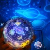 Projetor de céu estrelado romântico - luz noturna LED - Universo - Constellation - Terra - Lua - rotativa