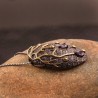 Colar de pedra de zircônia - preto