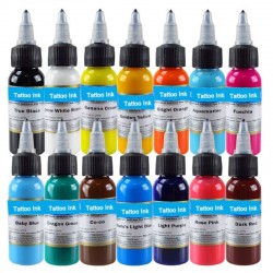 30ml Tintas de tatuagem de plantas naturais - 14 cores