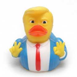Brinquedos de banho de bebê - presidente trump - patos - dinossauro