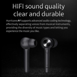 Auscultadores sem fio Bluetooth - preto - leve