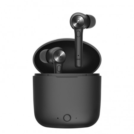 Auscultadores sem fio Bluetooth - preto - leve
