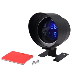 12v/24v carro caminhão LCD 2 em 1 calibre - tensão - água