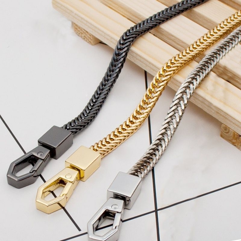 Cadeias de metal bolsa - DIY - 100-120cm