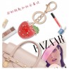 Crystal apple keychain - green - redKeyrings