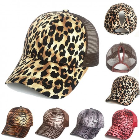 Leopard & tiger & cobra imprimir - boné de beisebol