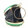 Diamante de luxo - pequena bolsa - flor de cristal