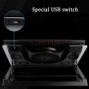 Ventilador de resfriamento de 12-17 polegadas para MacBook & laptop - suporte - suporte ajustável