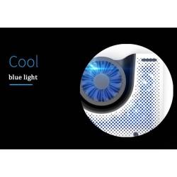 Ventilador de resfriamento de 12-17 polegadas para MacBook & laptop - suporte - suporte ajustável