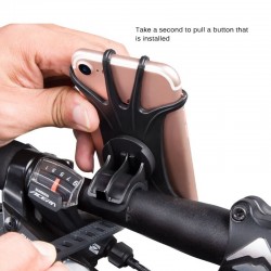 Car - bicycle - motorcycle silicone phone holder - 360 degrees rotatableHolders
