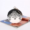 Saco de noite de luxo - vintage - diamante - cadeia de ouro