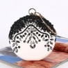 Saco de noite de luxo - vintage - diamante - cadeia de ouro