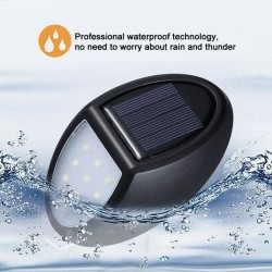 O7K7 - 100mAh - 10 LED - lâmpada solar alimentado - luz do sensor de movimento - impermeável