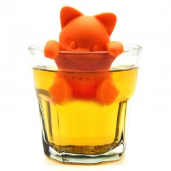 Kitten de silicone em forma - infusor de chá - reutilizável - 1pcs