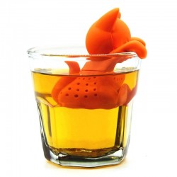 Kitten de silicone em forma - infusor de chá - reutilizável - 1pcs
