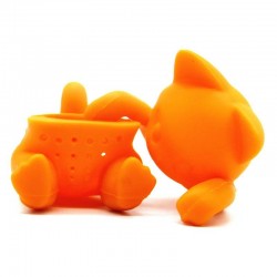 Kitten de silicone em forma - infusor de chá - reutilizável - 1pcs