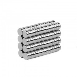 N35 Neodymium magnets - strong cylinder magnet - 4 * 1.5mm - 100 piecesN35