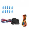 Painel de interruptor de ignição para o carro de corrida - botão de arranque do motor - interruptor de alavanca - 12V LED - QT31