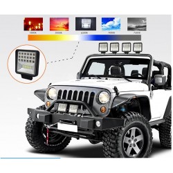 Barra de LED - lâmpada de luz de ponto para carros off-road - tratores - SUV - caminhões - 72W - 126W / 12V - 24V