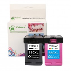 Cartucho de tinta Veterano - 650XL - Preto - Cor