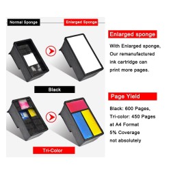 Cartucho de tinta Veterano - 650XL - Preto - Cor