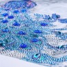Rhinestone peacock 5D - DIY painting - diamond embroider - home decorDecoration