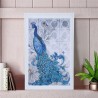 Rhinestone peacock 5D - DIY painting - diamond embroider - home decorDecoration