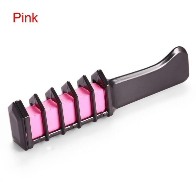 Mini pente de tintura de cabelo temporário descartável