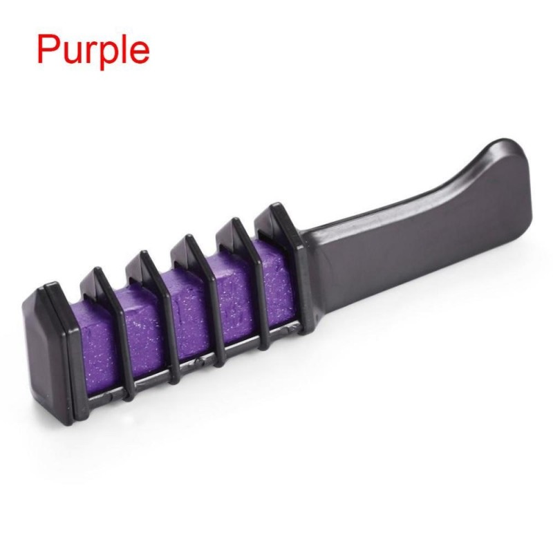Mini pente de tintura de cabelo temporário descartável