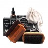 Óleo - cera - pente - tesoura - conjunto de preparação de barba - 7 peças