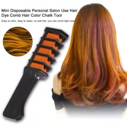 Mini pente de tintura de cabelo temporário descartável