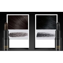 Correção de cabelo cinza temporária - vara de creme de cabelo preto - tintura de cabelo