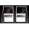 Correção de cabelo cinza temporária - vara de creme de cabelo preto - tintura de cabelo