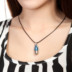 pílula de amor - pingente de cápsula - unisex