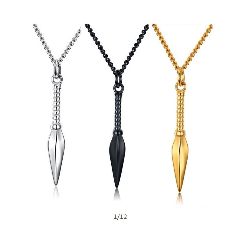 Spear pendant - necklace - 3 coloursNecklaces